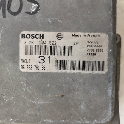 Peugeot 106 Citroen Saxo 1.1 ECU / 0261204622 / 9630278180 / MA3.1 / BOSCH