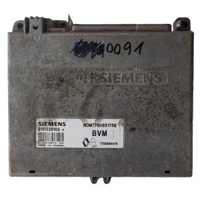Renault Clio ECU / S101729103P / HOM 7700851758 / 7700864476 / S101729103