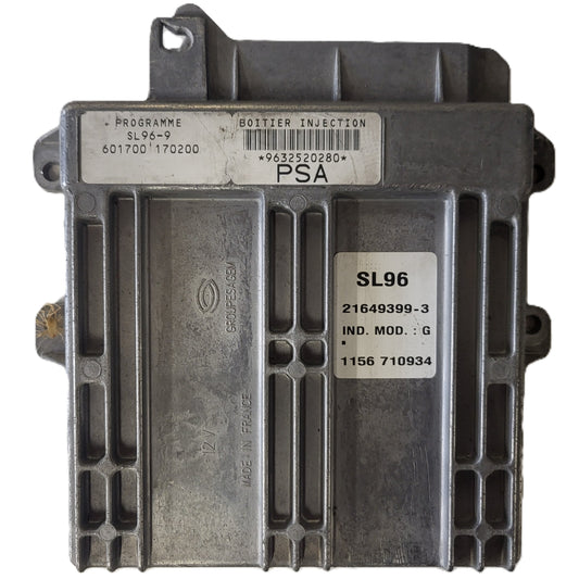 CITROEN XSARA 1.4 ECU / 9632520280 / 21649399-3 / SL96-9 / SAGEM