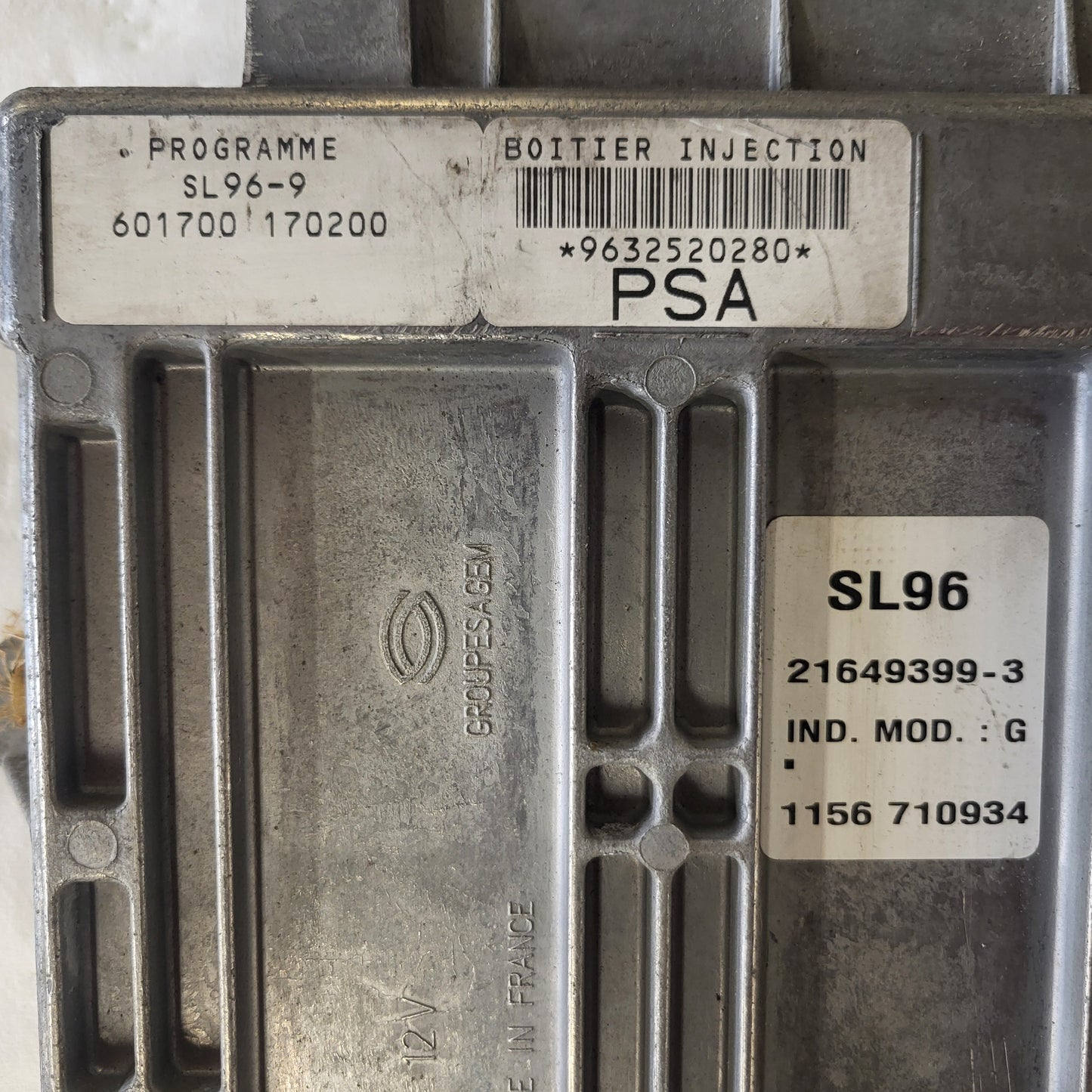 CITROEN XSARA 1.4 ECU / 9632520280 / 21649399-3 / SL96-9 / SAGEM