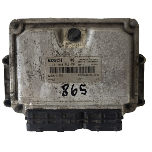 RENAULT MEGANE SCENIC ECU / 0281010442 / HOM 8200049306 / 8200141954 / BOSCH