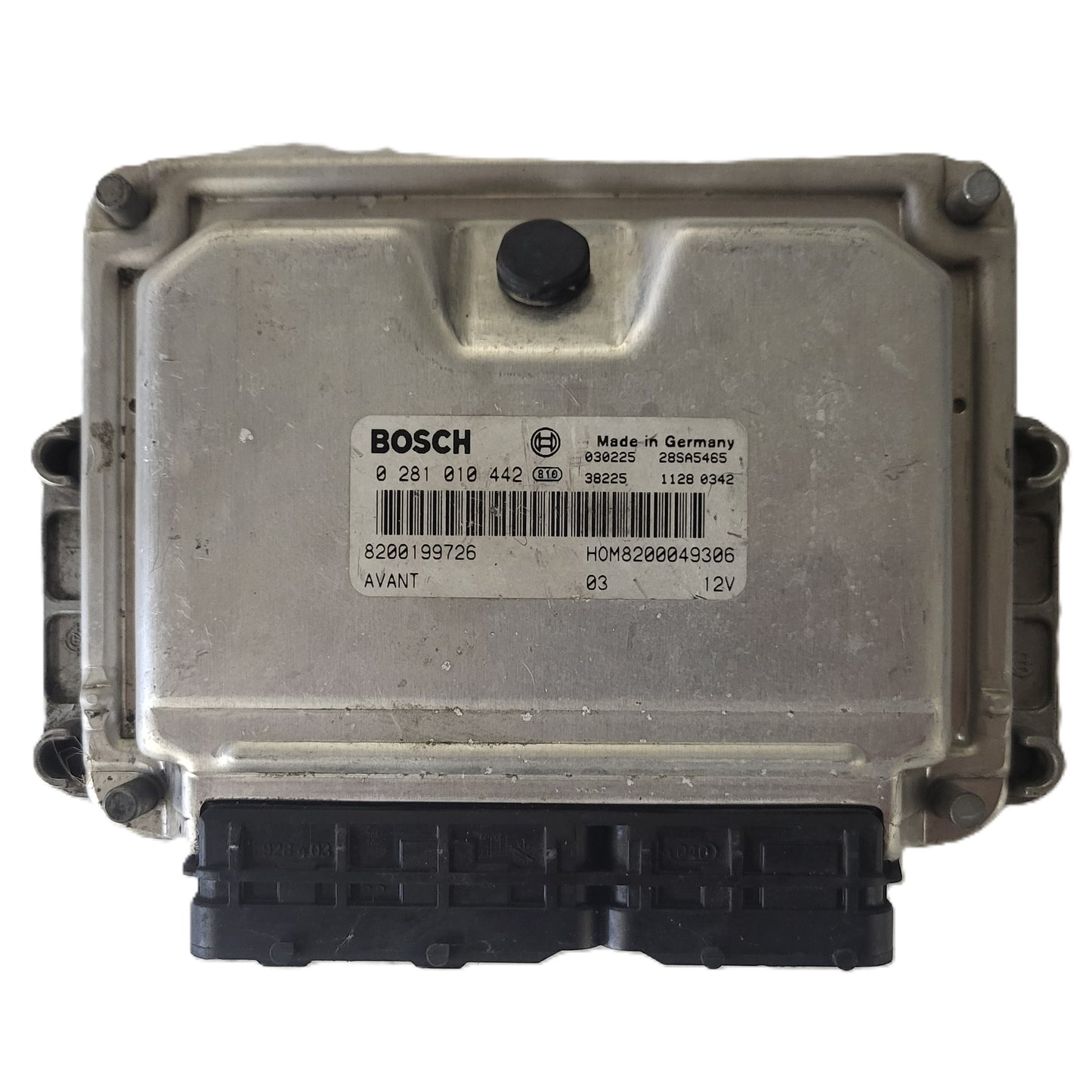 RENAULT MEGANE SCENIC ECU / 0281010442 / HOM 8200049306 / 8200199726 / BOSCH