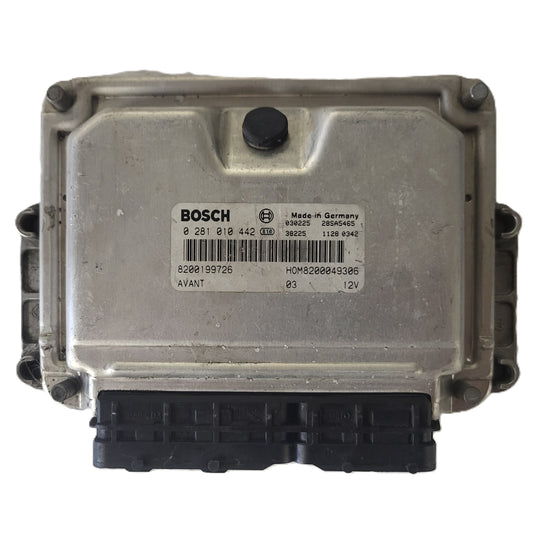 RENAULT MEGANE SCENIC ECU / 0281010442 / HOM 8200049306 / 8200199726 / BOSCH