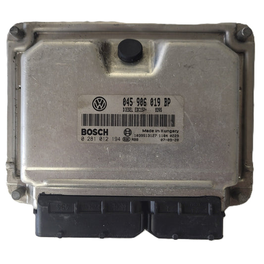VOLKSWAGEN POLO IV 9N3 ECU / 045906019BP / 0281012194 / EDC15P+ / BOSCH