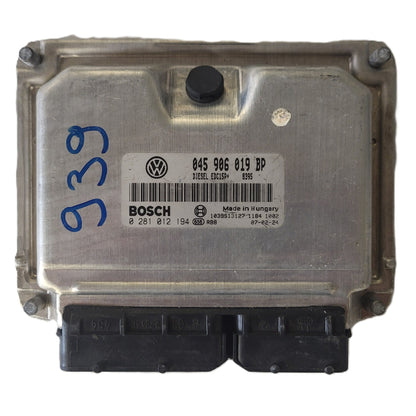 VOLKSWAGEN POLO IV 9N3 ECU / 045906019BP / 0281012194 / EDC15P+ / BOSCH