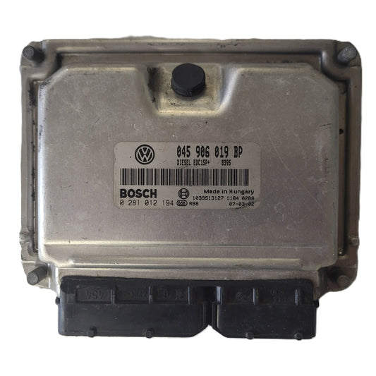 VOLKSWAGEN POLO IV 9N3 ECU / 045906019BP / 0281012194 / EDC15P+ / BOSCH