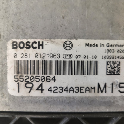 FIAT CROMA ECU / 0281012963 / 55205064 / BOSCH