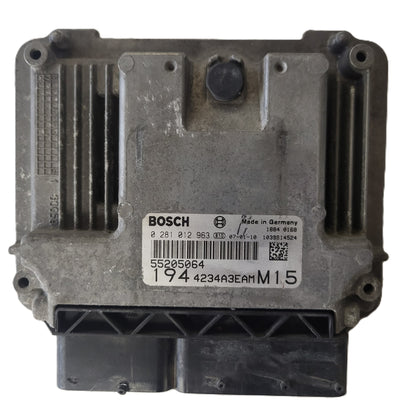 FIAT CROMA ECU / 0281012963 / 55205064 / BOSCH