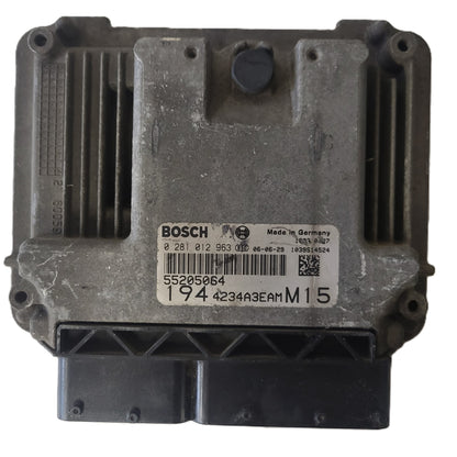 FIAT CROMA ECU / 0281012963 / 55205064 / BOSCH