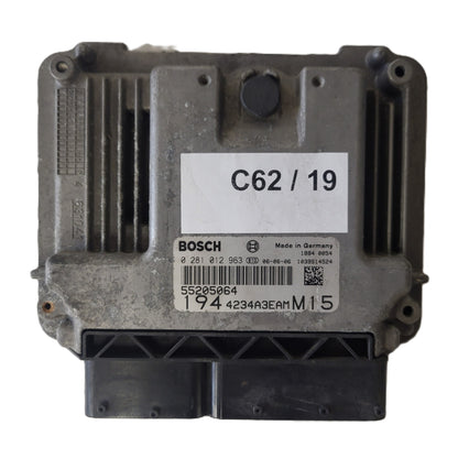FIAT CROMA ECU / 0281012963 / 55205064 / BOSCH