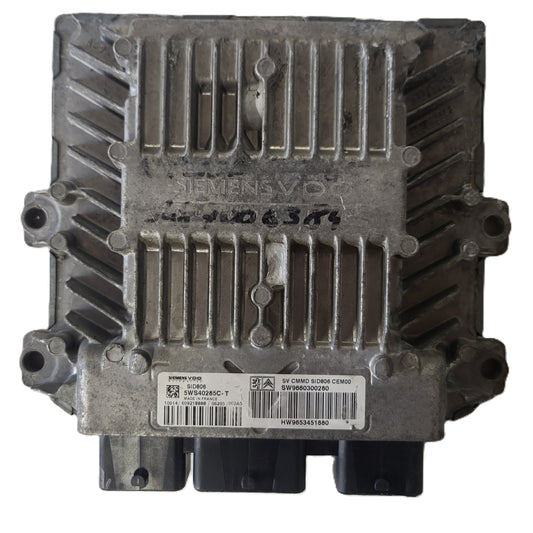 Peugeot Citroen ECU / 5WS40285C-T / 9660300280 / 9653451880 / SID806 SIEMENS