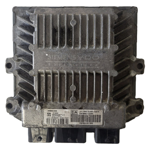 Peugeot Citroen ECU / 5WS40285C-T / 9660300280 / 9653451880 / SID806 SIEMENS