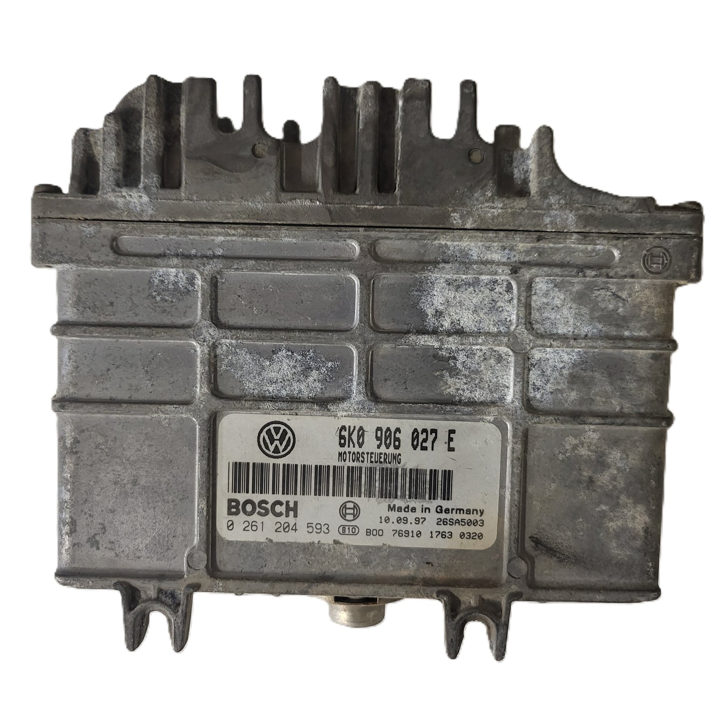 VOLKSWAGEN POLO 6N ECU / 0261204593 / 6K0906027E / BOSCH