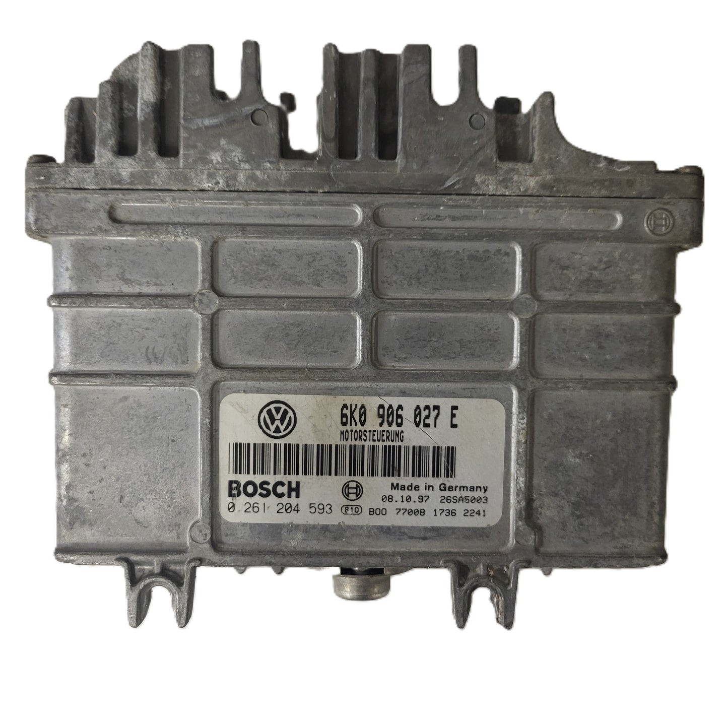 VOLKSWAGEN POLO 6N ECU / 0261204593 / 6K0906027E / BOSCH