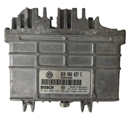 VOLKSWAGEN POLO 6N ECU / 0261204593 / 6K0906027E / BOSCH