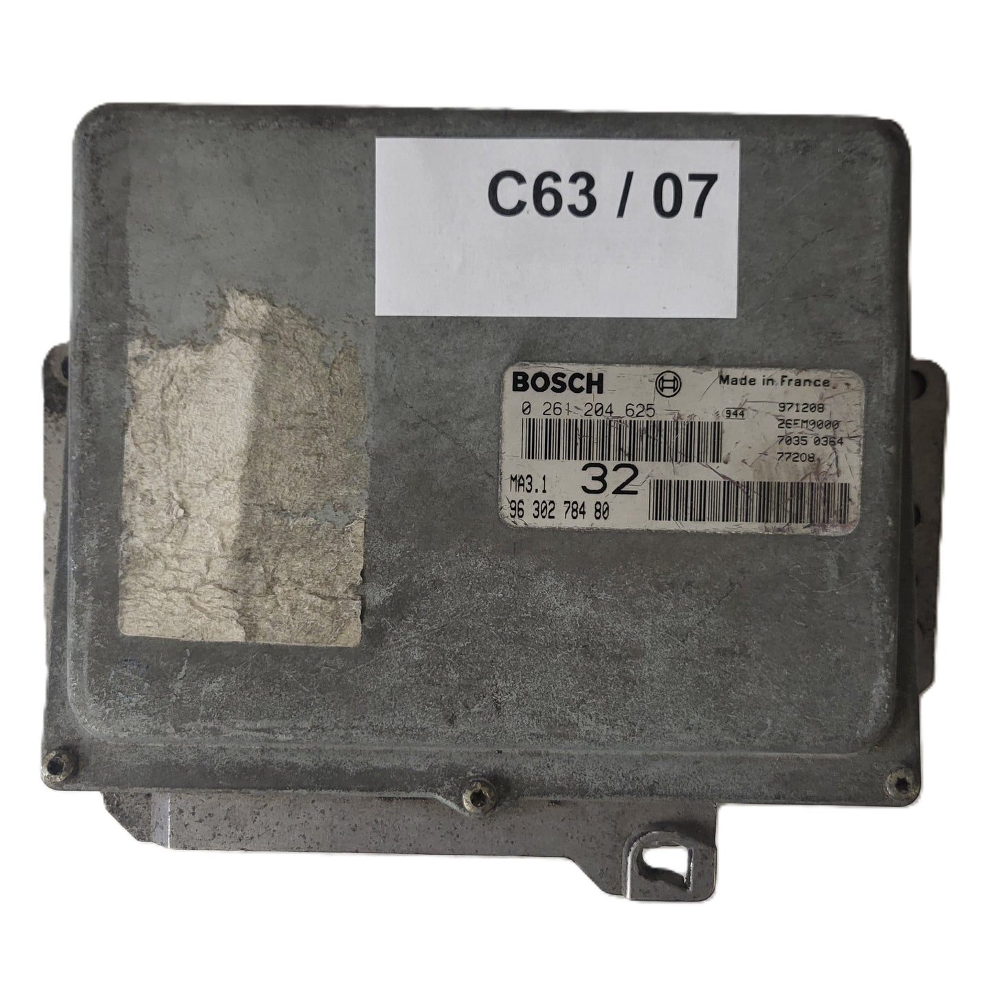 PEUGEOT CITROEN 106 SAXO ECU / 0261204625 / 9630278480 / MA3.1 / BOSCH