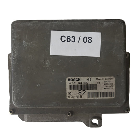 PEUGEOT CITROEN 106 SAXO ECU / 0261204625 / 9630278480 / MA3.1 / BOSCH