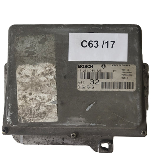 PEUGEOT CITROEN 106 SAXO ECU / 0261204625 / 9630278480 / MA3.1 / BOSCH