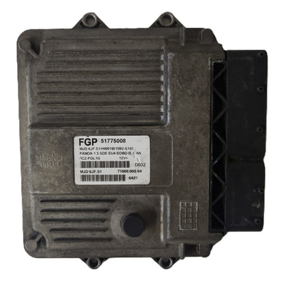 FIAT PANDA ECU / 51775008 / MJD 6JF.S1 / HW01B / 71600.005.05 / MAGNETI MARELLI