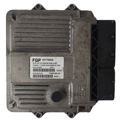 FIAT PANDA ECU / 51775008 / MJD 6JF.S1 / HW01B / 71600.005.05 / MAGNETI MARELLI