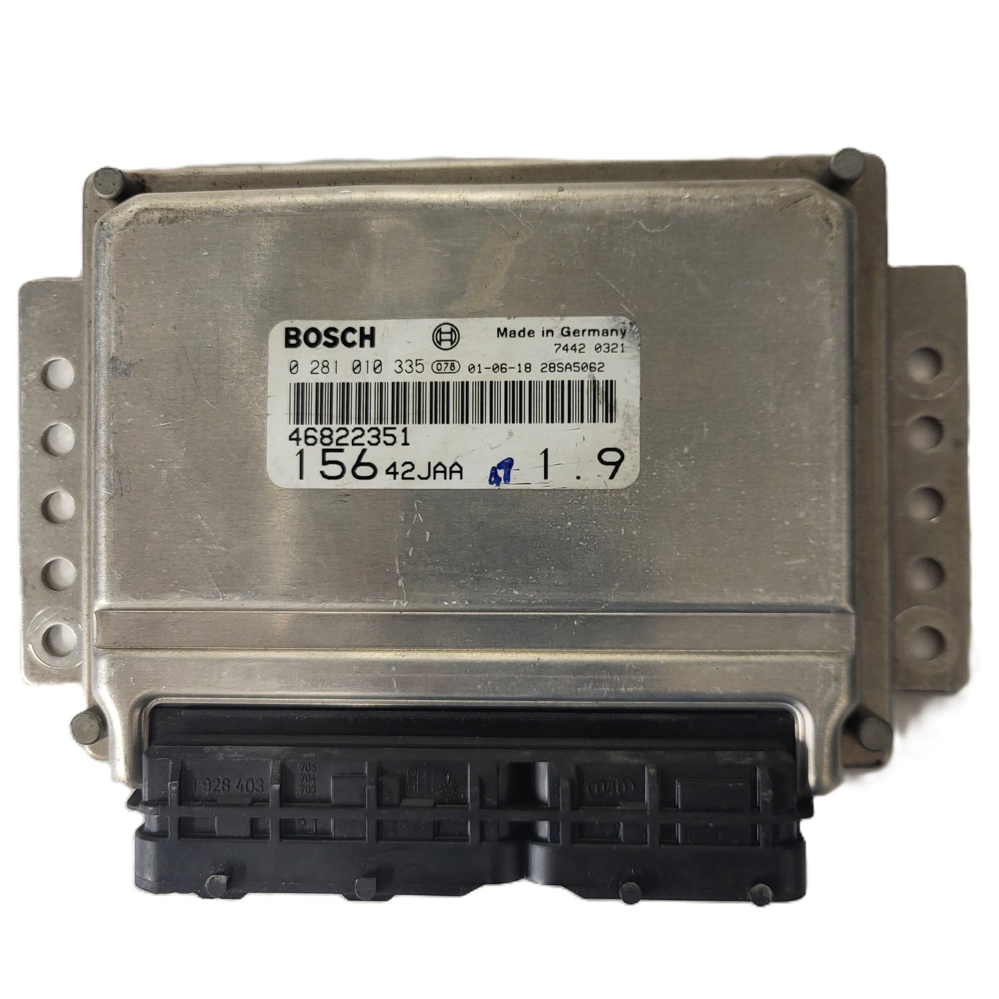 ALFA ROMEO 156 ECU / 0281010335 / 46822351 / 15642JAA / BOSCH