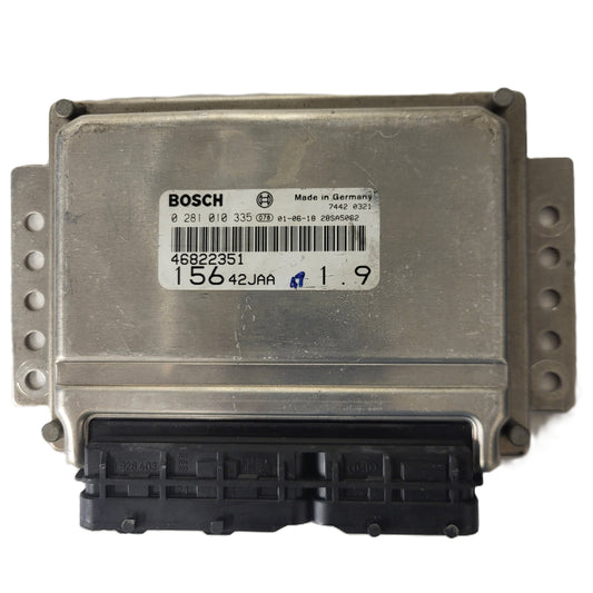 ALFA ROMEO 156 ECU / 0281010335 / 46822351 / 15642JAA / BOSCH