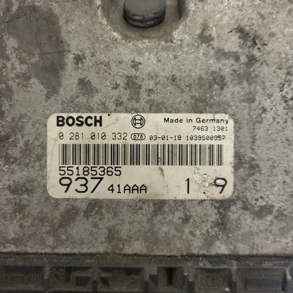 ALFA 147 ECU / 0281010332 / 55185365 / BOSCH