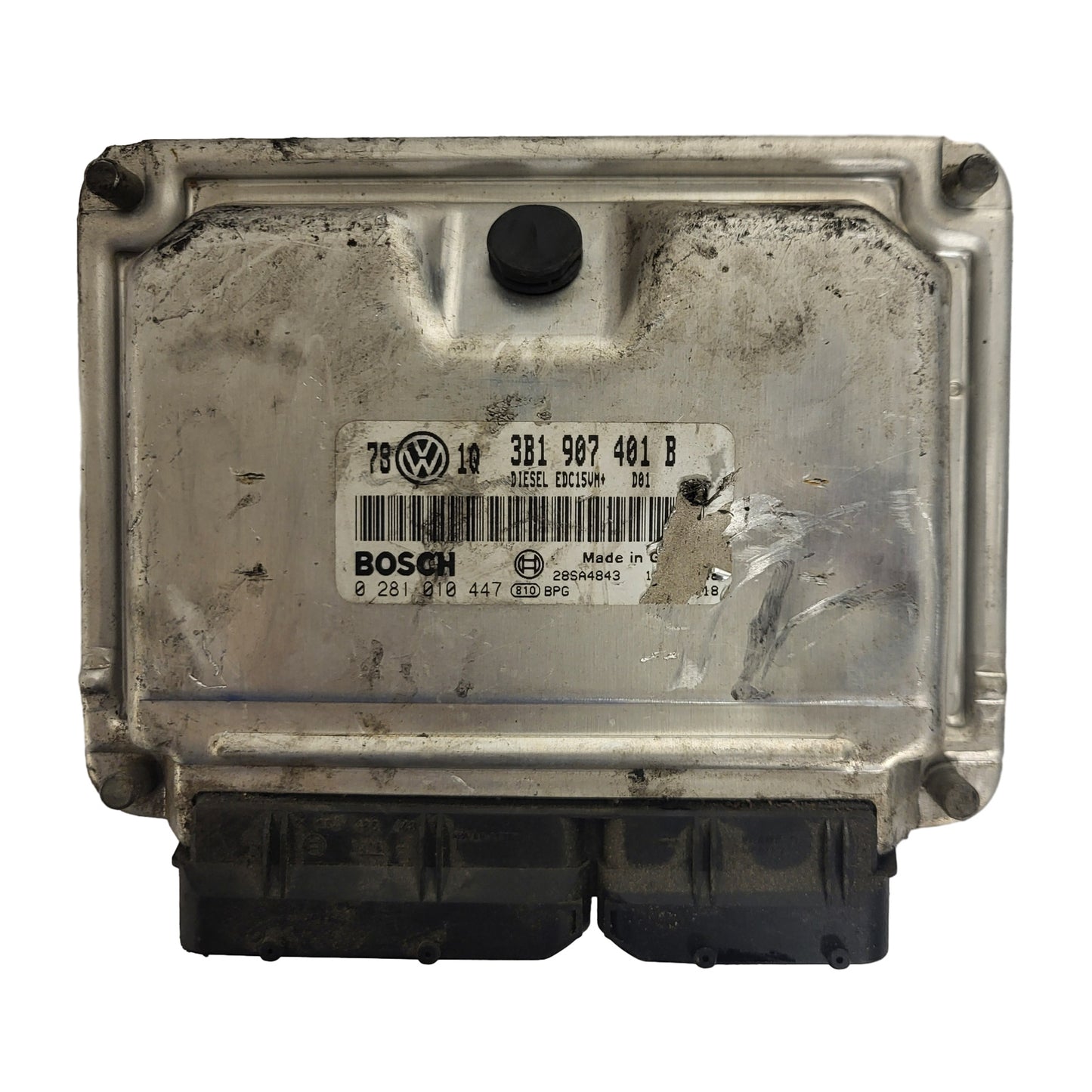 VW PASSAT 1.9 ECU / 4Z7907401B / 0281010447 / EDC15VM+ / BOSCH