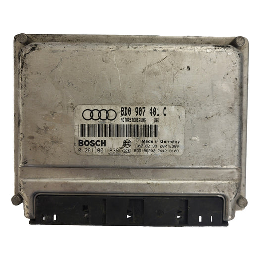 AUDI A4 A6 ECU / 8D0907401C / 0281001838 / BOSCH