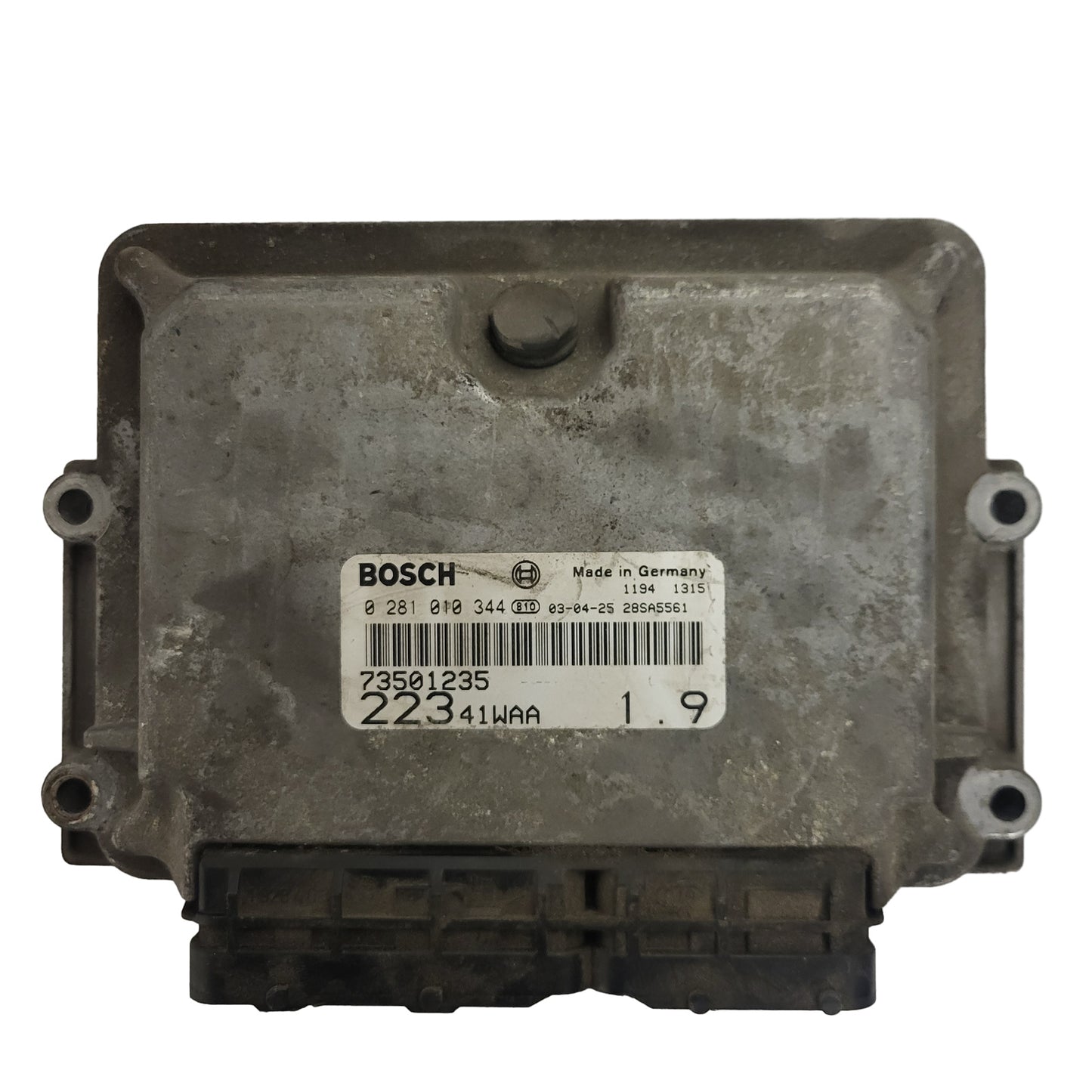 Fiat DOBLO 1.9 ECU / 0281010344 / 73501235 / BOSCH