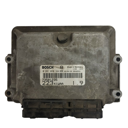 Fiat DOBLO 1.9 ECU / 0281010344 / 73501235 / BOSCH