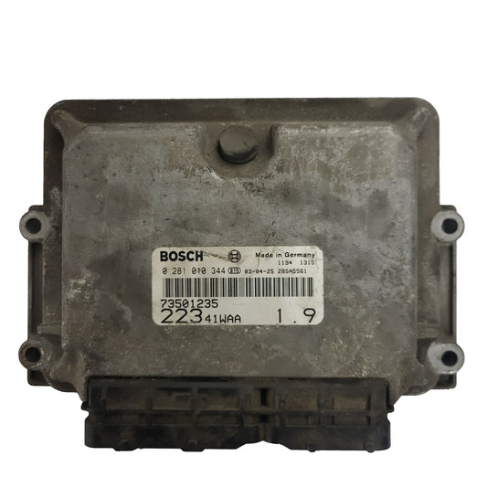 Fiat DOBLO 1.9 ECU / 0281010344 / 73501235 / BOSCH