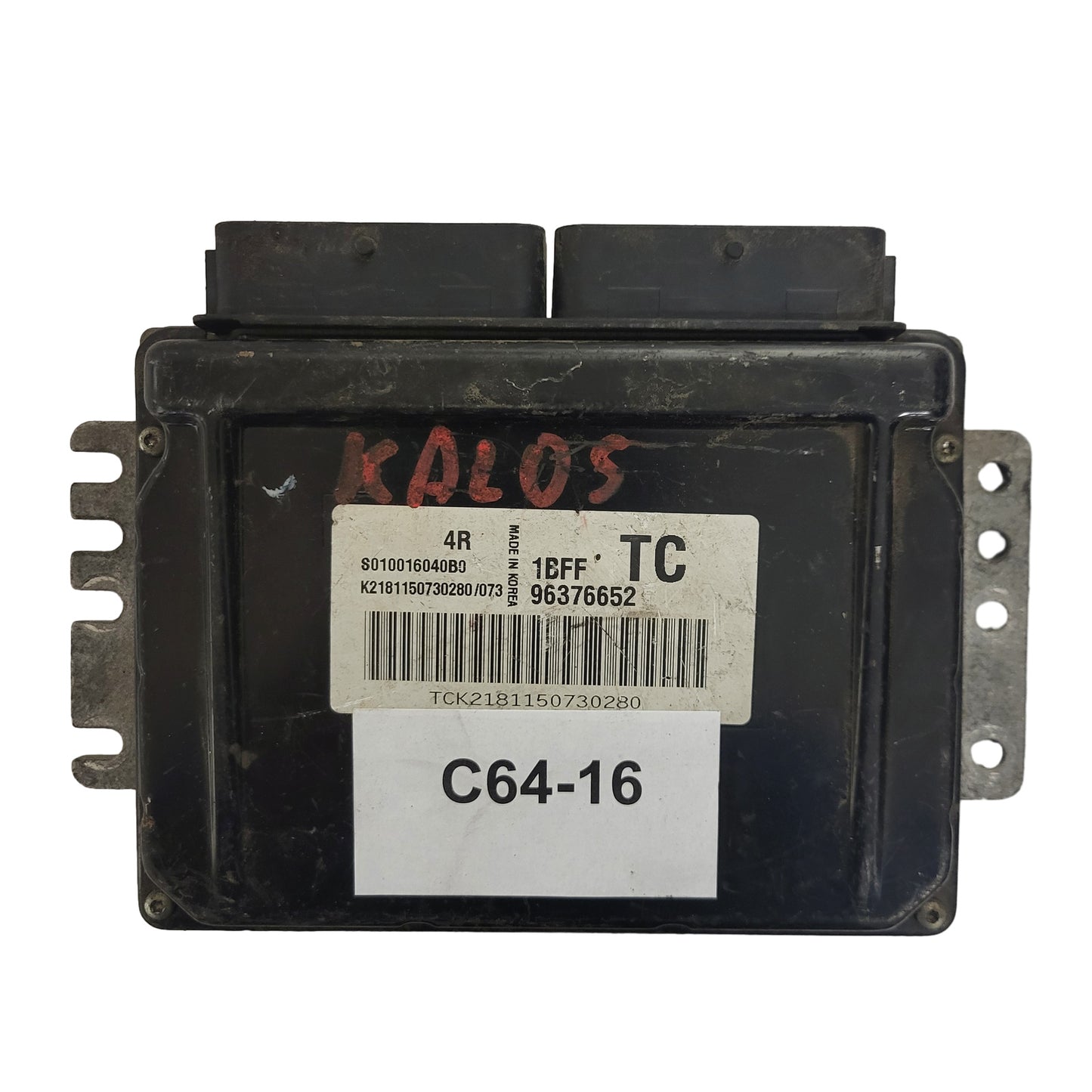 CHEVROLET DAEWOO KALOS ECU / S010016040 B0 / 96376652 / 1BFF / TC
