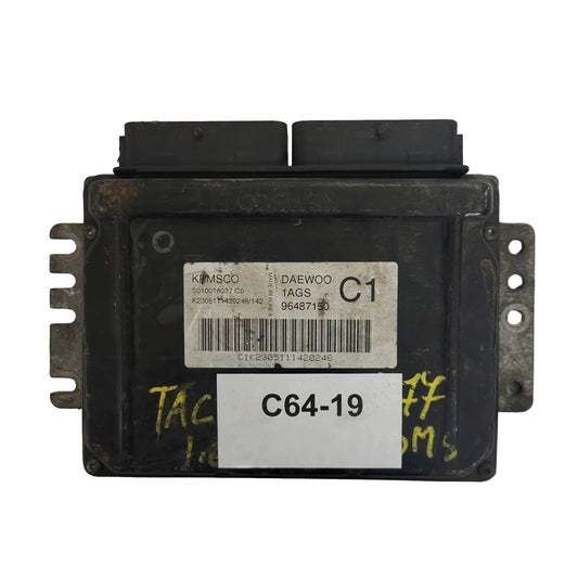 DAEWOO ECU / 96487150 / 1AGS / S010016037 / C1 / KEMSCO
