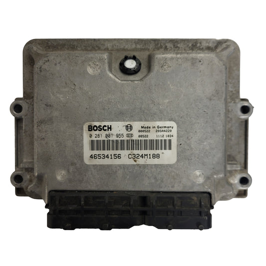 FIAT PUNTO 188 1.9 JTD ECU / 0281001955 / 46534156 / BOSCH