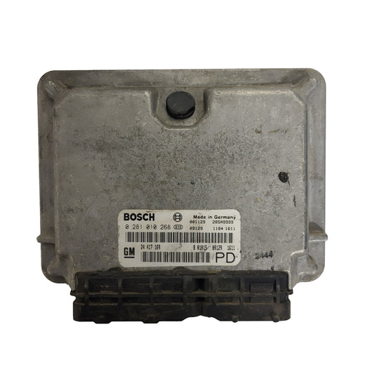 Opel Zafira 2.0 ECU / 0281010268 / 24417169 / BOSCH