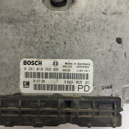 Opel Zafira 2.0 ECU / 0281010268 / 24417169 / BOSCH