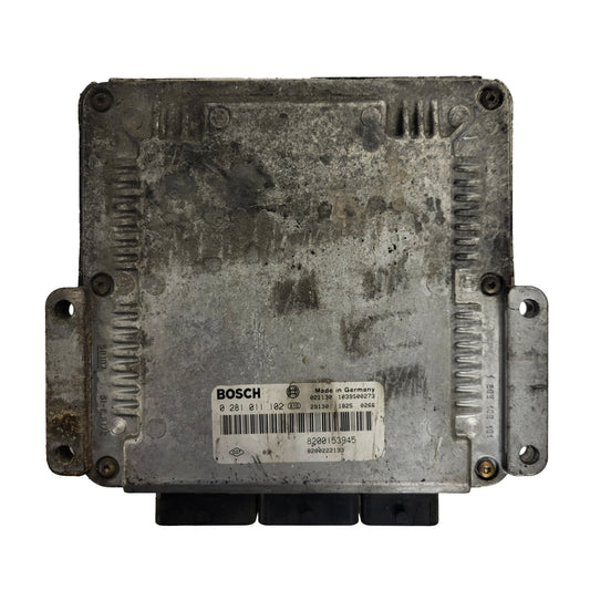 Renault ECU / 0281011102 / 8200153945 / 8200222133 / BOSCH