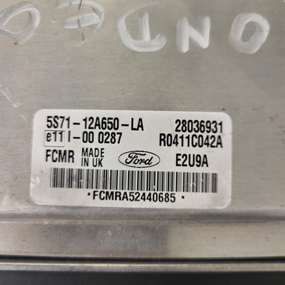 Ford Mondeo ECU / 5S71-12A650-LA / FCMR / R0411C042A / DELPHI