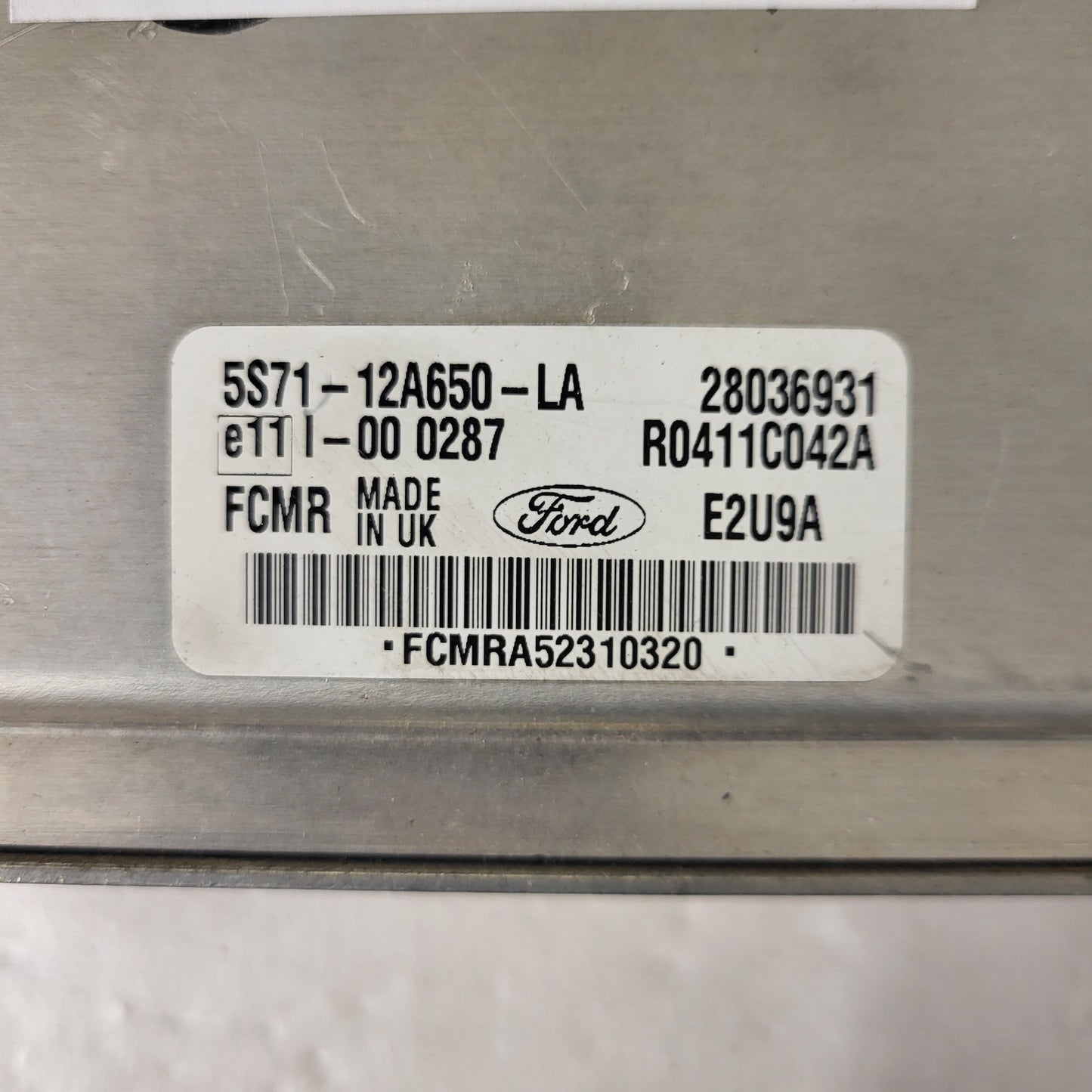 Ford Mondeo ECU / 5S71-12A650-LA / FCMR / R0411C042A / DELPHI