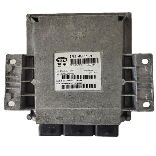 Peugeot 206 1.1 ECU / IAW 48P2.76 / SW 9648620880 / HW 9645989480