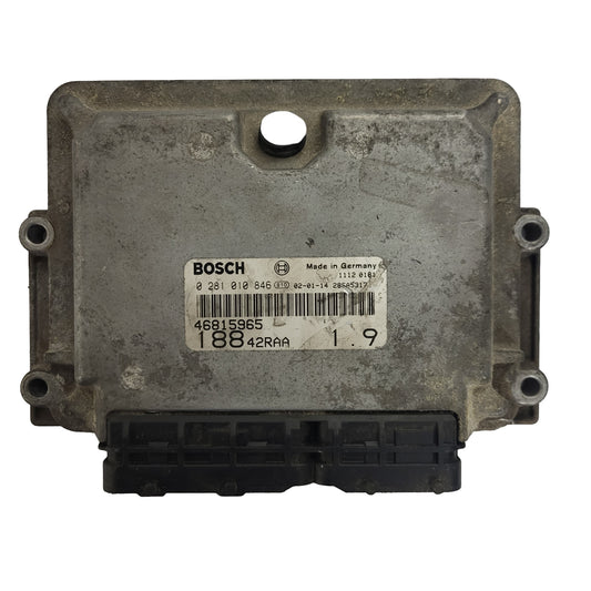 FIAT PUNTO 2 188 1.9 JTD ECU / 0281010846 / 46815965 / BOSCH