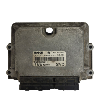 FIAT PUNTO 1.9 JTD ECU / 0281011426 / 55188383 / BOSCH