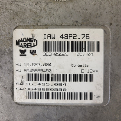 Peugeot 206 1.1 ECU / IAW 48P2.76 / SW 9648620880 / HW 9645989480