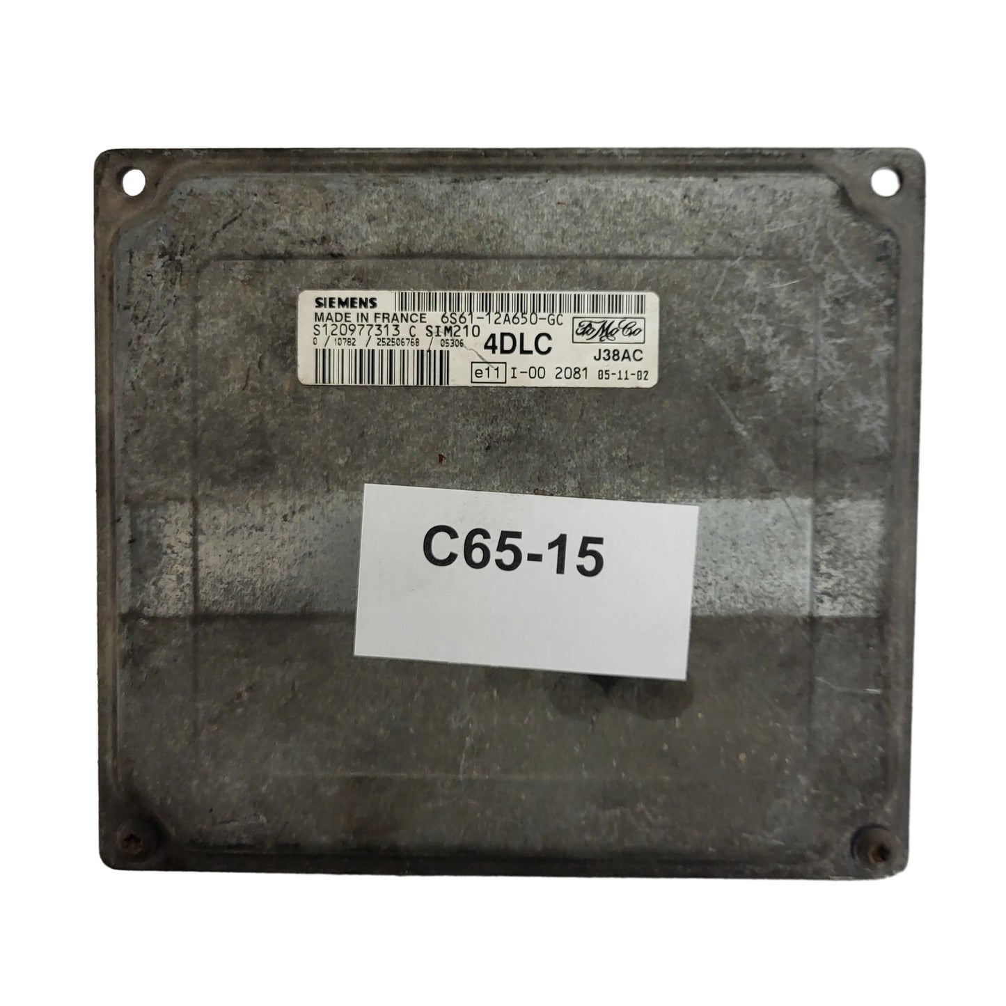 FORD FIESTA ECU / 6S61-12A650-GC / S120977313C / SIM210 / S120977313 / SIEMENS