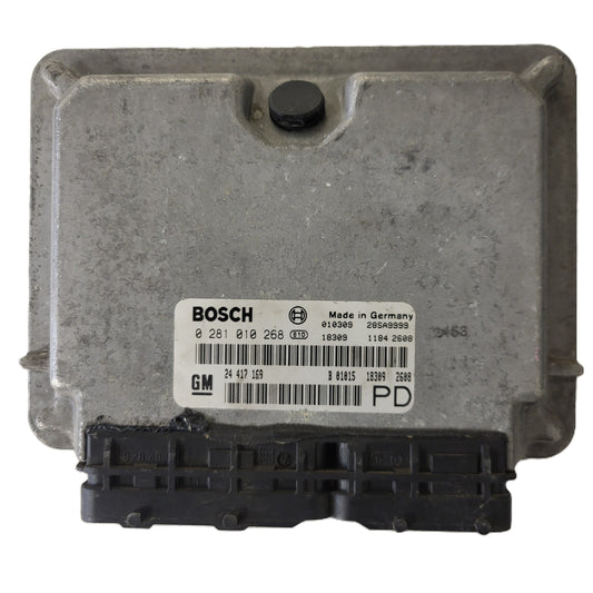 Opel Zafira 2.0 ECU / 0281010268 / 24417169 / BOSCH