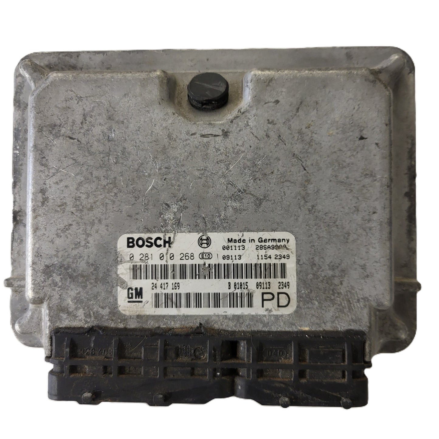 Opel Zafira 2.0 ECU / 0281010268 / 24417169 / BOSCH
