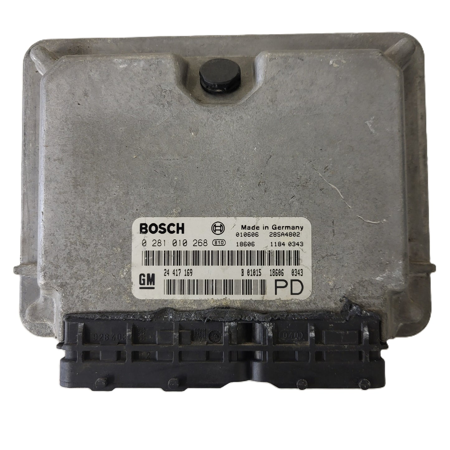 Opel Zafira 2.0 ECU / 0281010268 / 24417169 / BOSCH