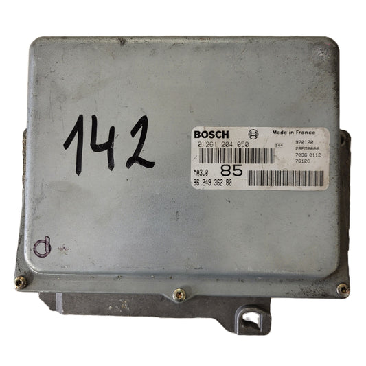 PEUGEOT 106 CITROEN AX 1.0 ECU / 0261204050 / 9624936280 / MA3.0 / BOSCH