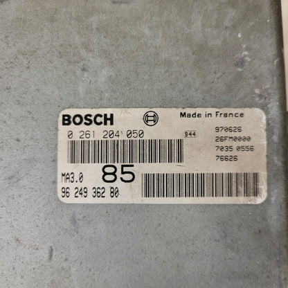 PEUGEOT 106 CITROEN AX 1.0 ECU / 0261204050 / 9624936280 / MA3.0 / BOSCH